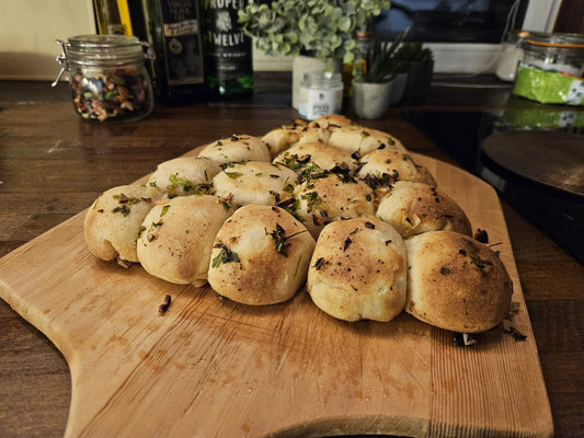 Christmas Tree Garlic Dough Ball Recipe