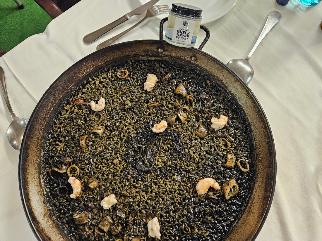Valencian Black Rice Paella Recipe