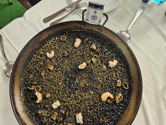 Valencian Black Rice Paella Recipe